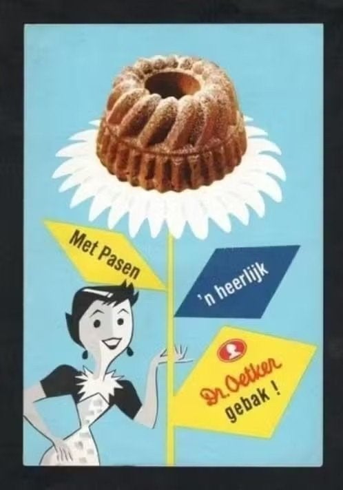 Folder Dr. Oetker Met Pasen 'n Heerlijk Gebak Reclame Bakken, Ophalen of Verzenden, Zo goed als nieuw