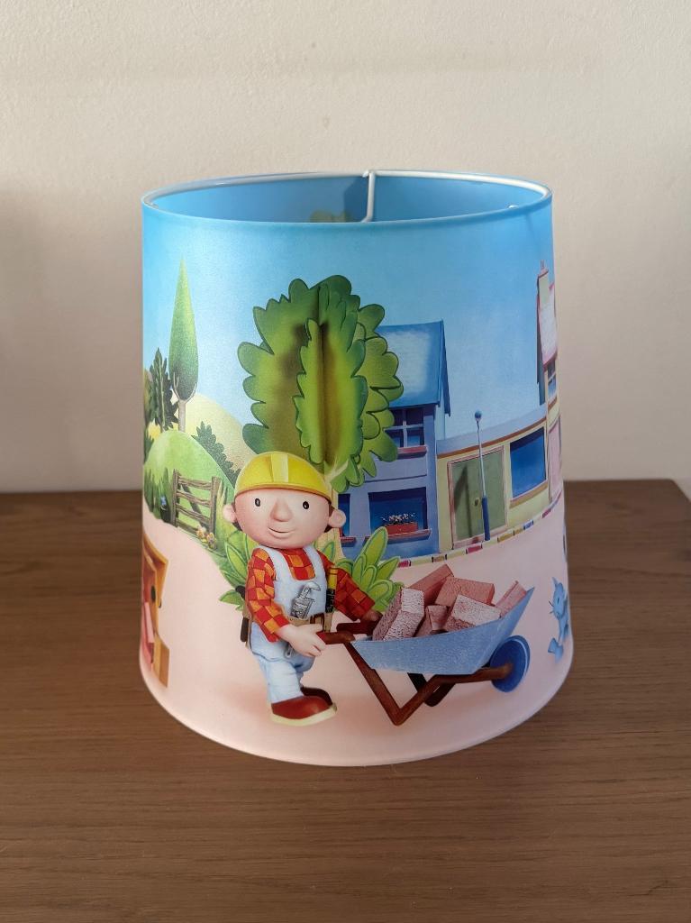 Bob de Bouwer lampenkap, Ophalen of Verzenden, Zo goed als nieuw, Lamp