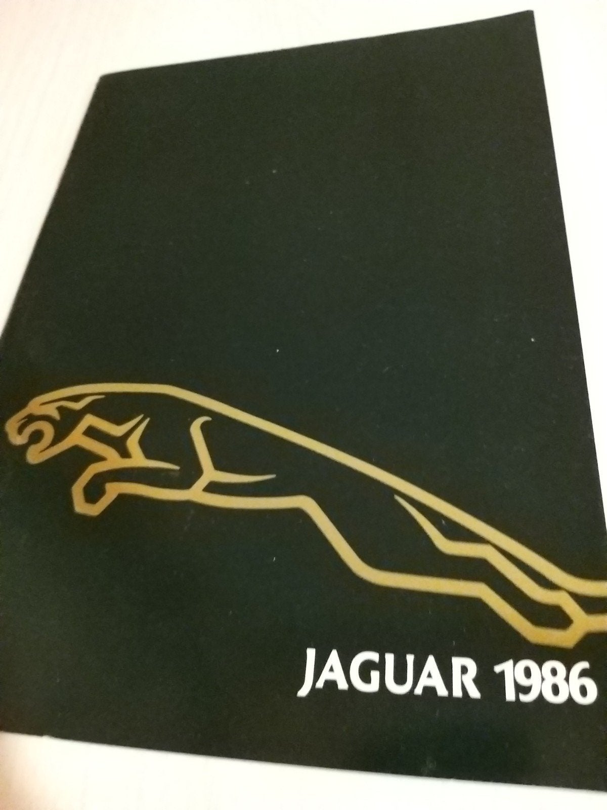 1986 Nederlands Jaguar Daimler XJ XJS V12 Folder izgst gloss, Ophalen of Verzenden, Zo goed als nieuw, Overige merken