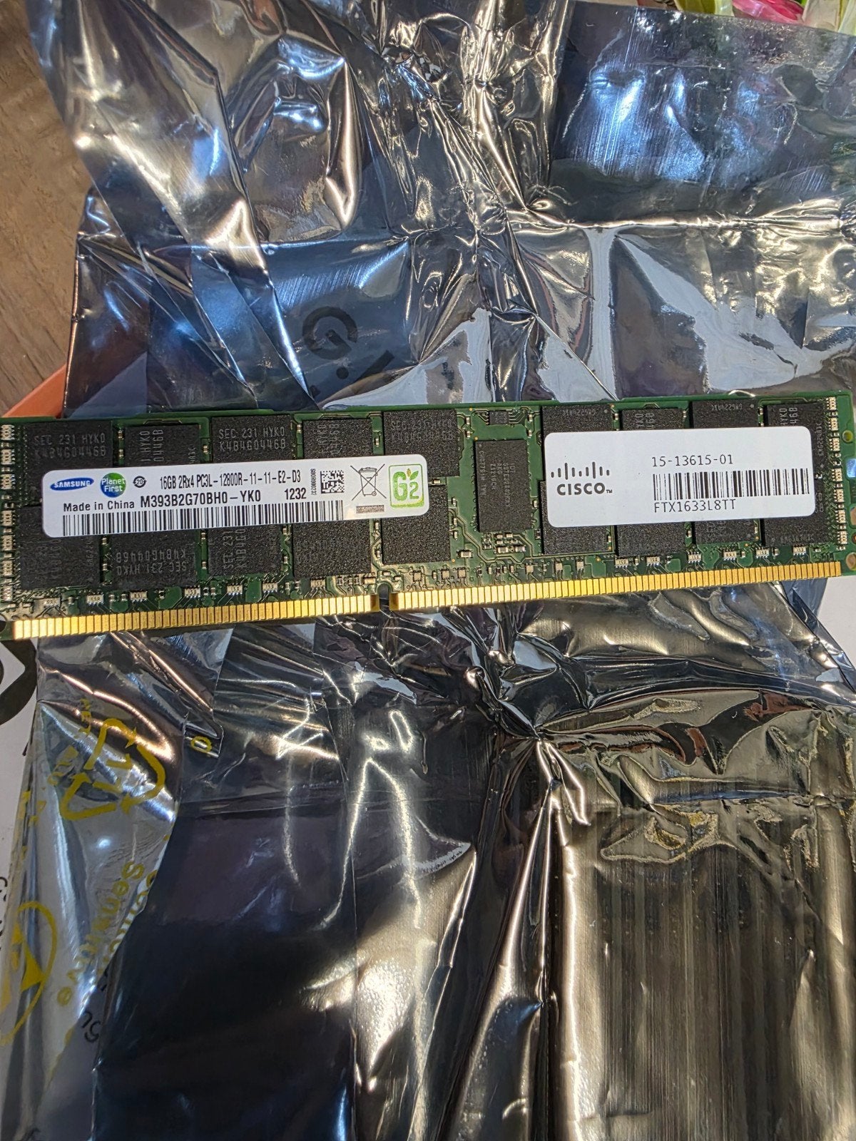 DDR3 Server Geheugen 256GB (16x16GB) - Samsung/Cisco, Computers en Software, RAM geheugen, Gebruikt, Onbekend, Server, DDR3
