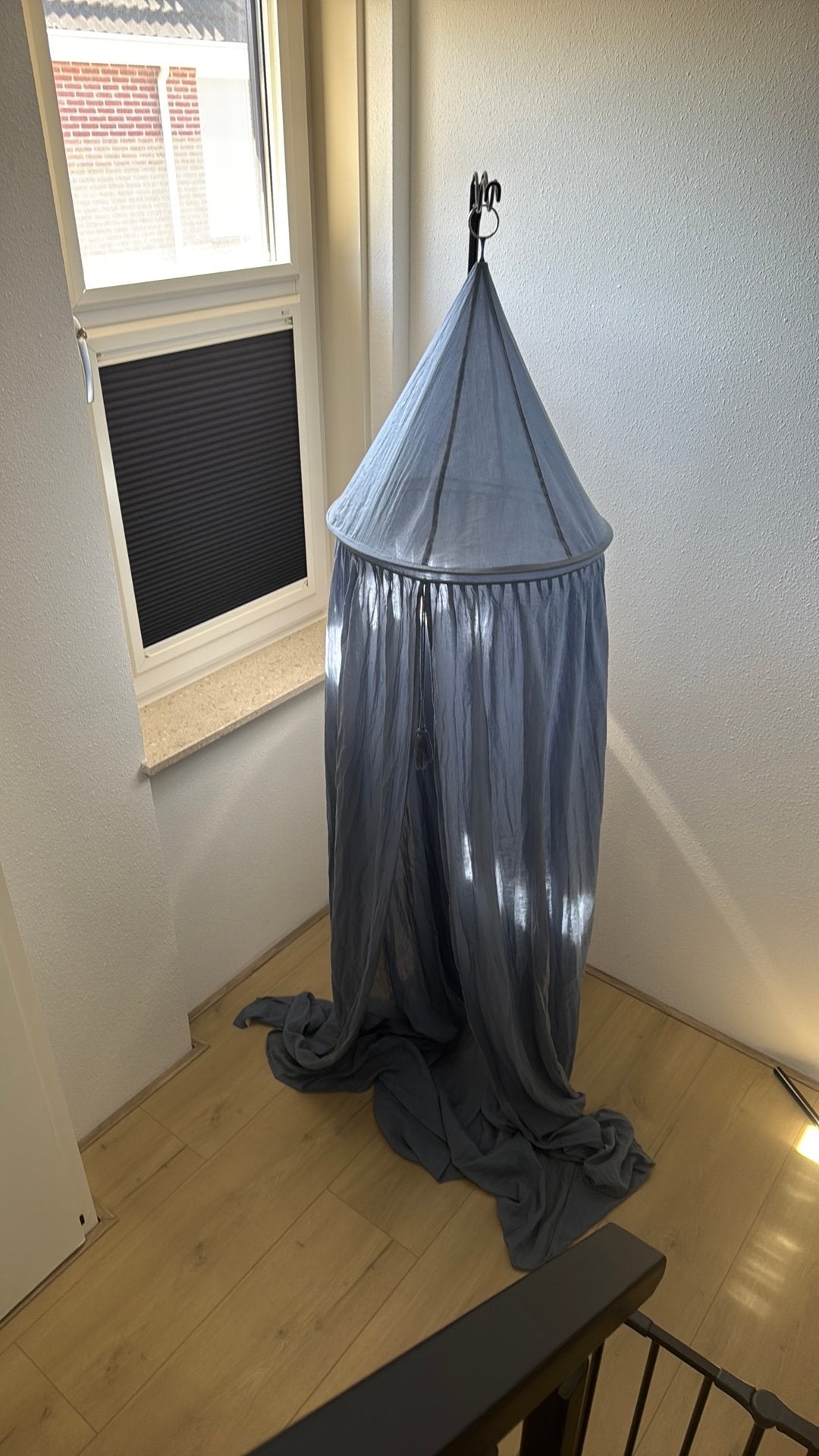 Little dutch klamboe hemeltje pure blue inclusief standaard, Kinderen en Baby's, Kinderkamer | Inrichting en Decoratie, Ophalen