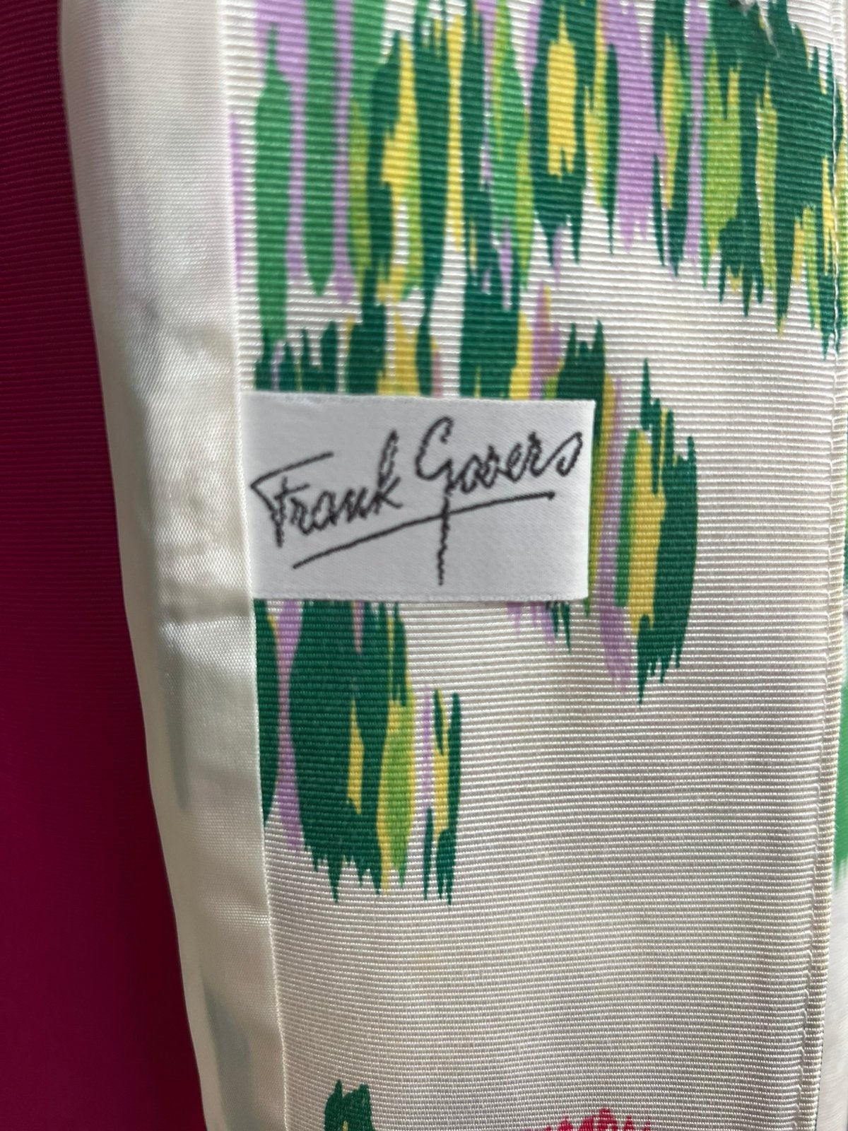 Frank Govers vintage jas met jurk, Maat 38/40 (M), Overige typen, Meerkleurig, Ophalen of Verzenden
