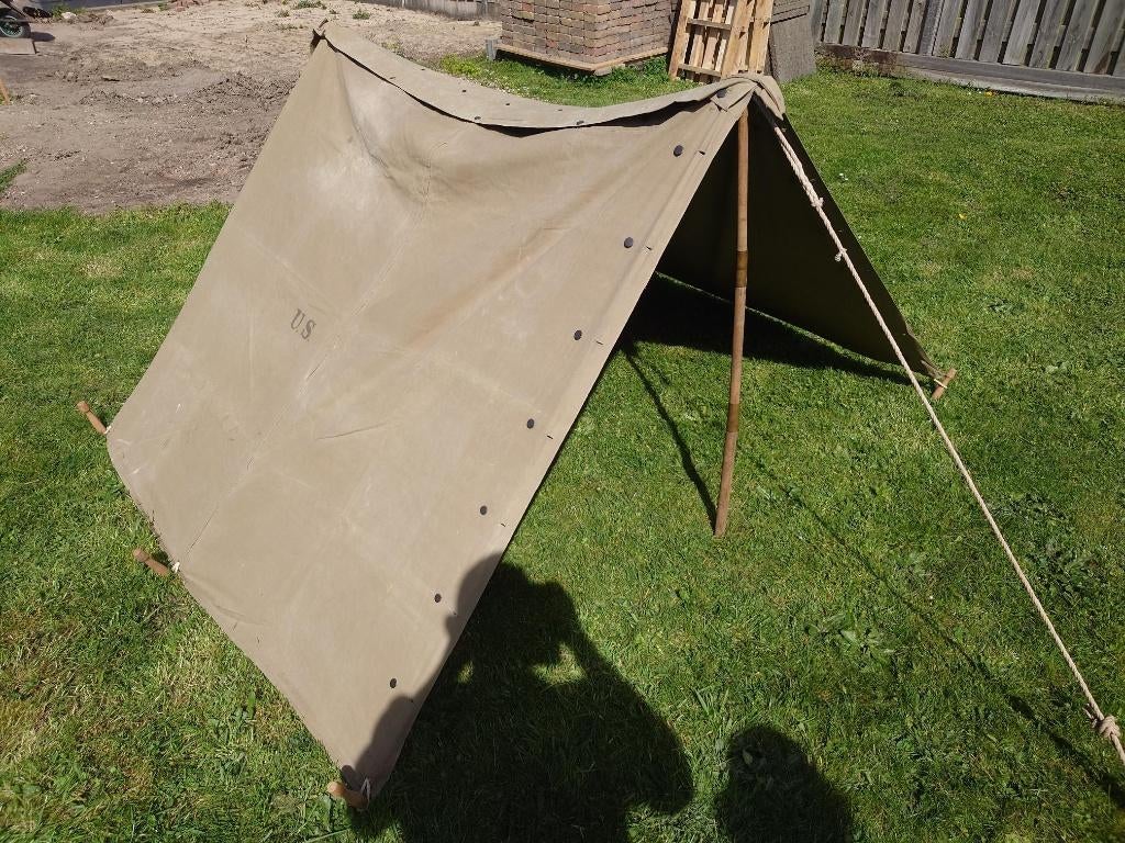 WW2 US puptent 1942, Ophalen of Verzenden, Landmacht, Amerika, Boek of Tijdschrift