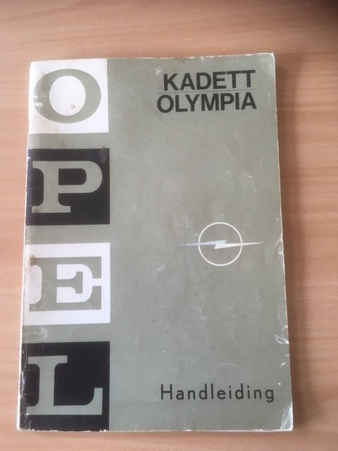 Opel Kadett Olympia       Handleiding - Juni 1968, Ophalen of Verzenden