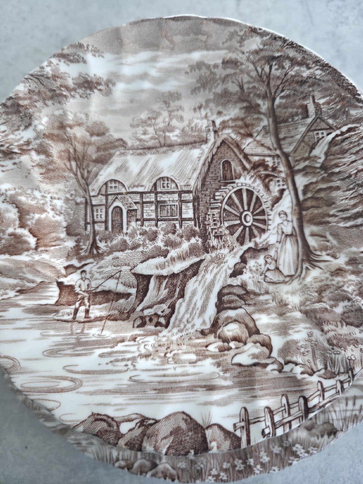 Alfred Meakin The Mill Staffordshire gebakset 13 delig, Ophalen of Verzenden
