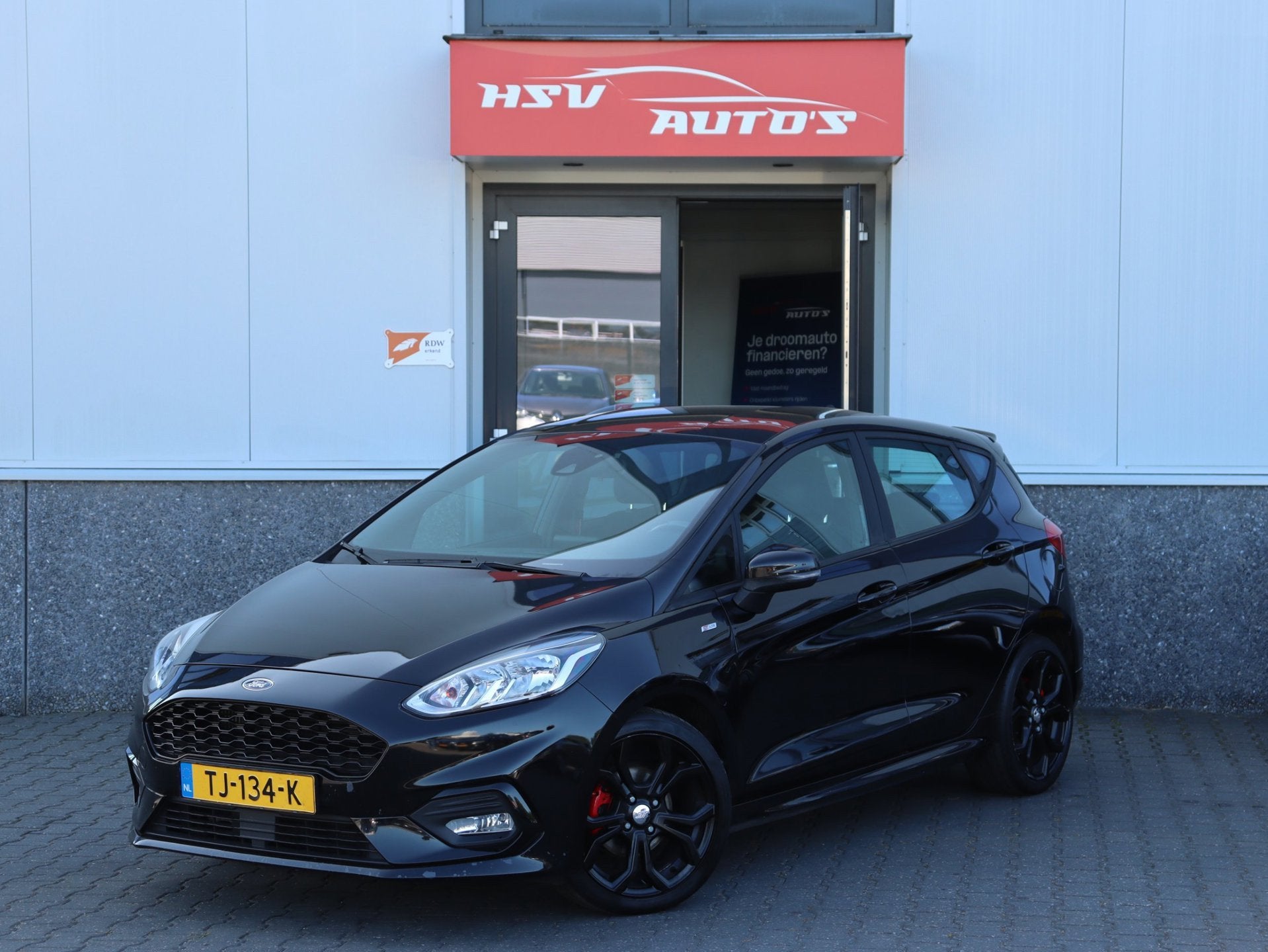 Ford Fiesta 1.0 EcoBoost ST-Line navi LM airco org NL, Voorwielaandrijving, Gebruikt, Euro 6, 100 pk