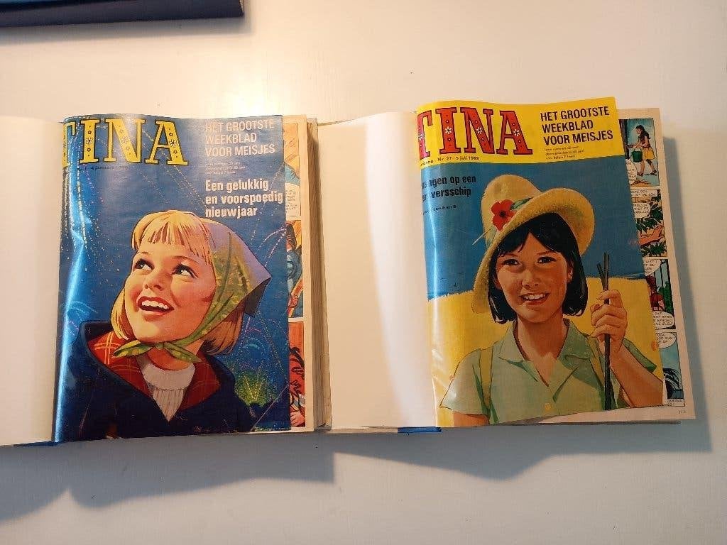 Prachtige Jaargang Tina 1969 –ingebonden in NIEUWSTAAT!, Ophalen of Verzenden, Zo goed als nieuw, Damesbladen