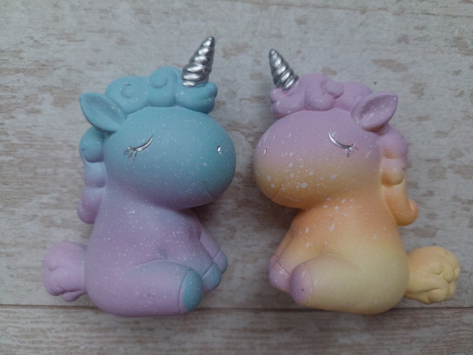 Leuk setje vrolijke eenhoorn unicorn decoratie, Verzenden, Zo goed als nieuw, Overige merken, Overige typen