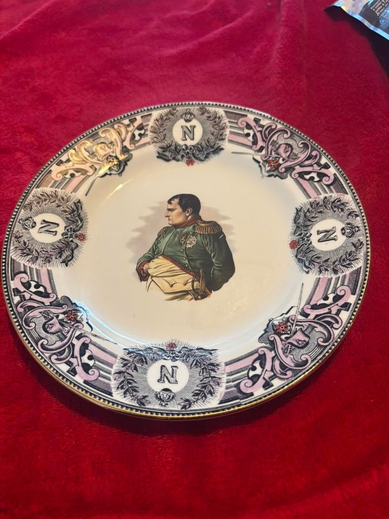 Vintage Napoleon bord van Boch Frères België porselein, Ophalen of Verzenden