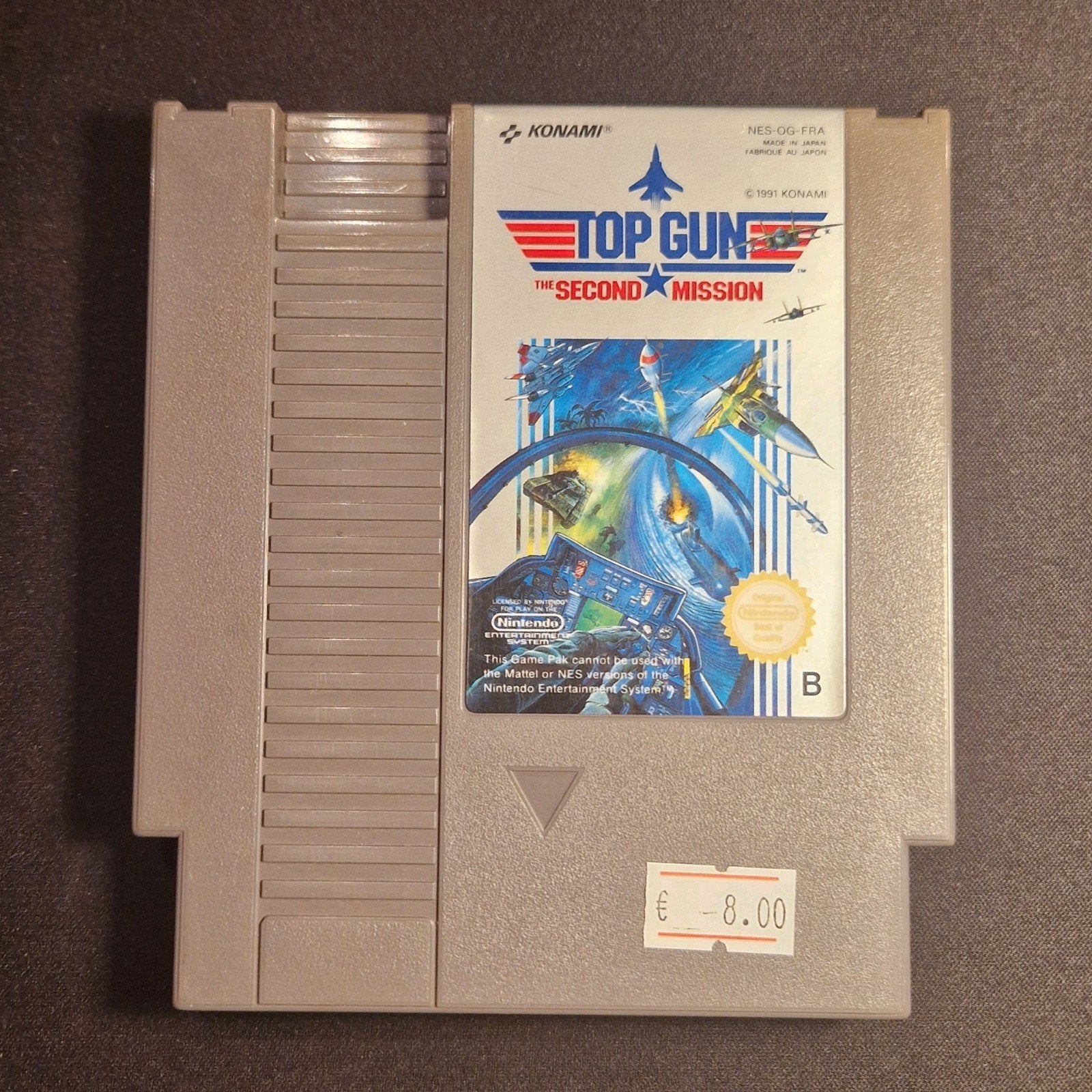 Top Gun the second mission Nintendo NES PAL, Avontuur en Actie, 1 speler, Eén computer, Ophalen of Verzenden
