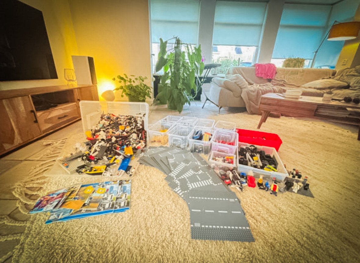Grote partij lego, Ophalen