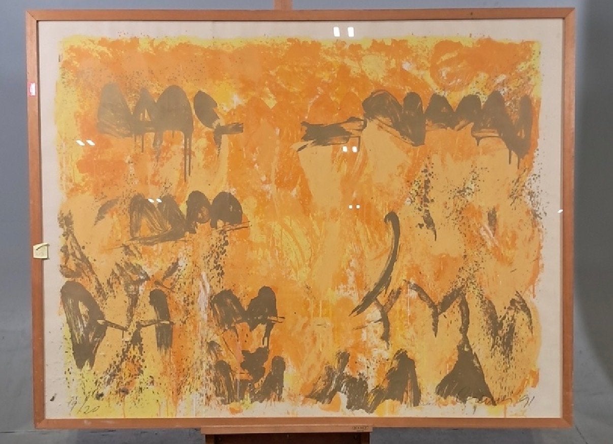 Jan Cremer - Zeefdruk "Tulips" (19/20) - Gesigneerd, Antiek en Kunst, Kunst | Litho's en Zeefdrukken, Gelimiteerde oplage, Ophalen of Verzenden