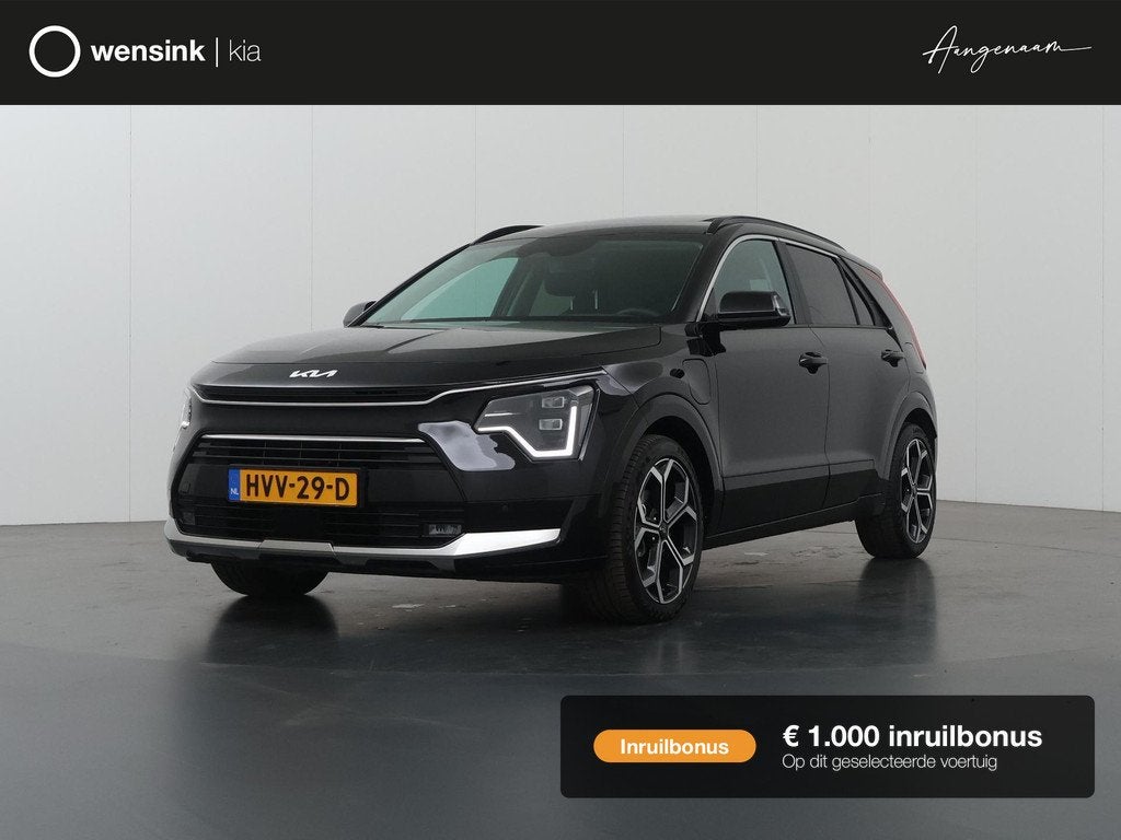 Kia Niro 1.6 GDi PHEV ExecutiveLine | Panoramadak | Harman/k, Auto's, Kia, Gebruikt, Euro 6, Zwart, 171 pk