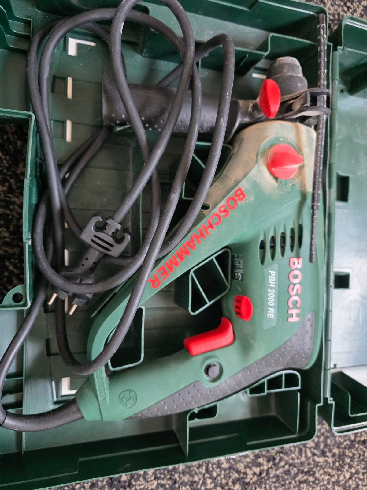 Bosch PBH 2000 RE Boorhamer in koffer, Ophalen, Boor- en/of Breekhamer, Klopboormechanisme, Gebruikt