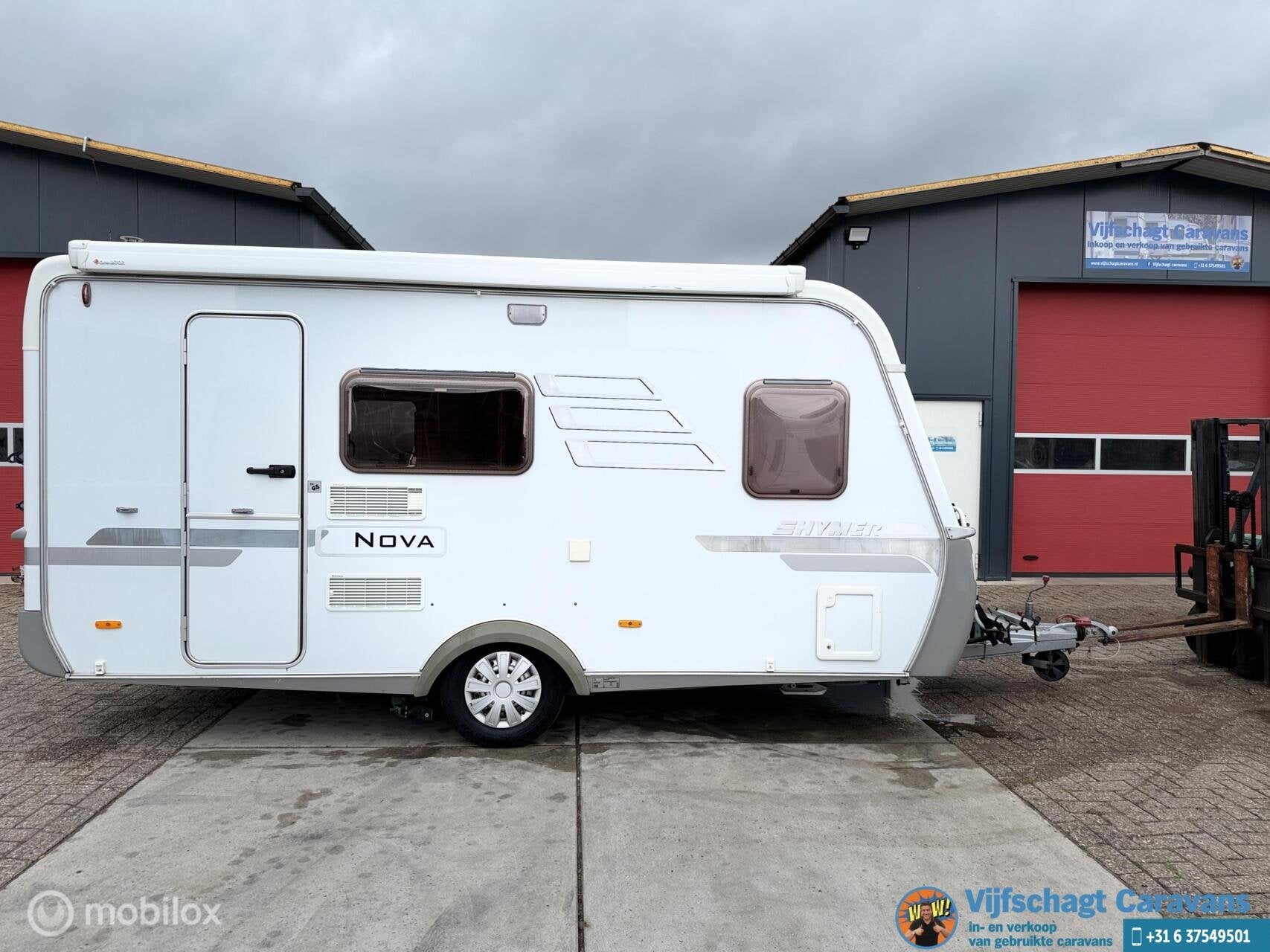 Eriba Hymer Nova incl mover, dakluifel, voortent, Schokbreker, Bedrijf, 6 tot 7 meter, Eriba