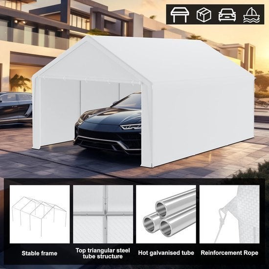 Schuurtent – Garage Tent – Carport – Opslagtent – Meertent, Corvance B.V., Verzenden, Nieuw, Corvancebol@gmail.com