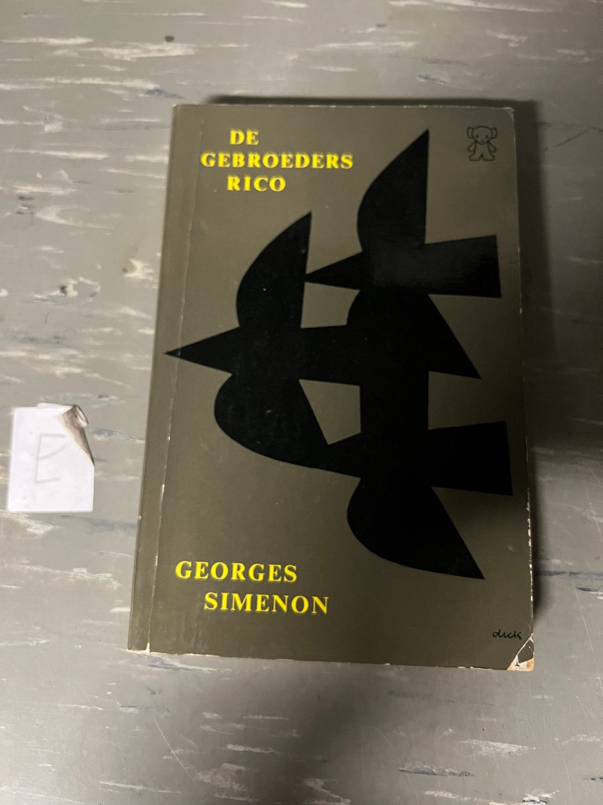 De Gebroeders Rico - Georges Simenon (Zwarte Beertjes), Ophalen of Verzenden, Gelezen