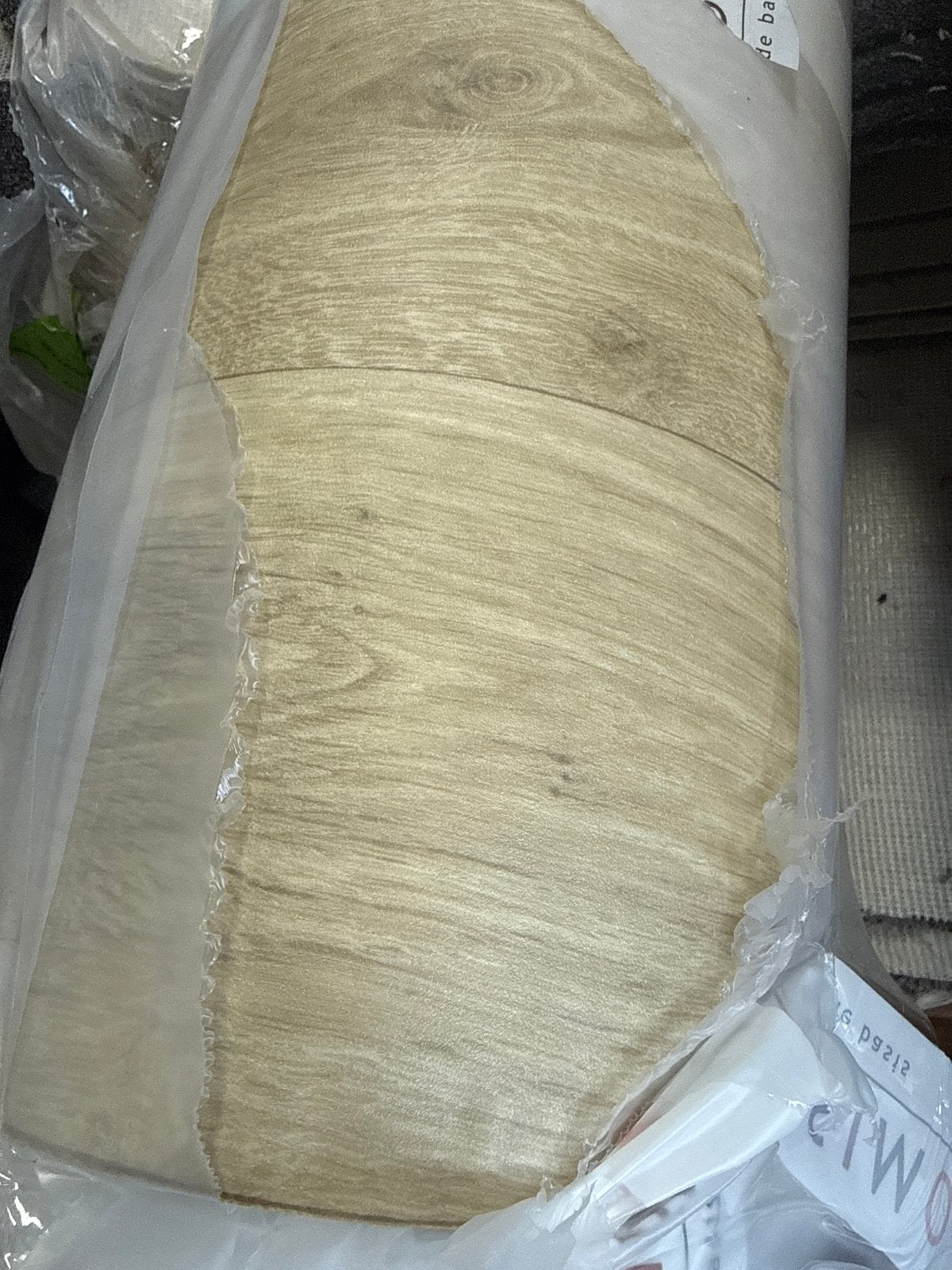 ‼️Rol vinyl vloerbedekking 15,45x4m - Nieuw op=op outlet‼️, Ophalen, Beige, Nieuw, 50 tot 75 m²