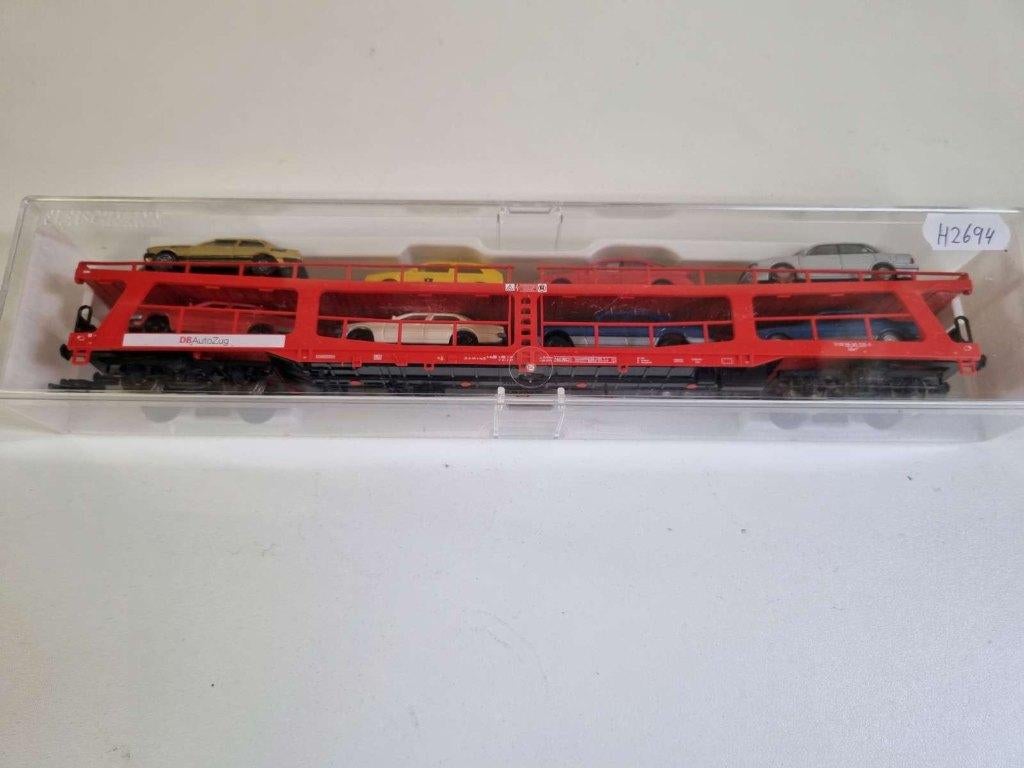 Fleischmann 5292K - Autotransportwagen van de DB, Gelijkstroom, Fleischmann, Wagon, Ophalen of Verzenden