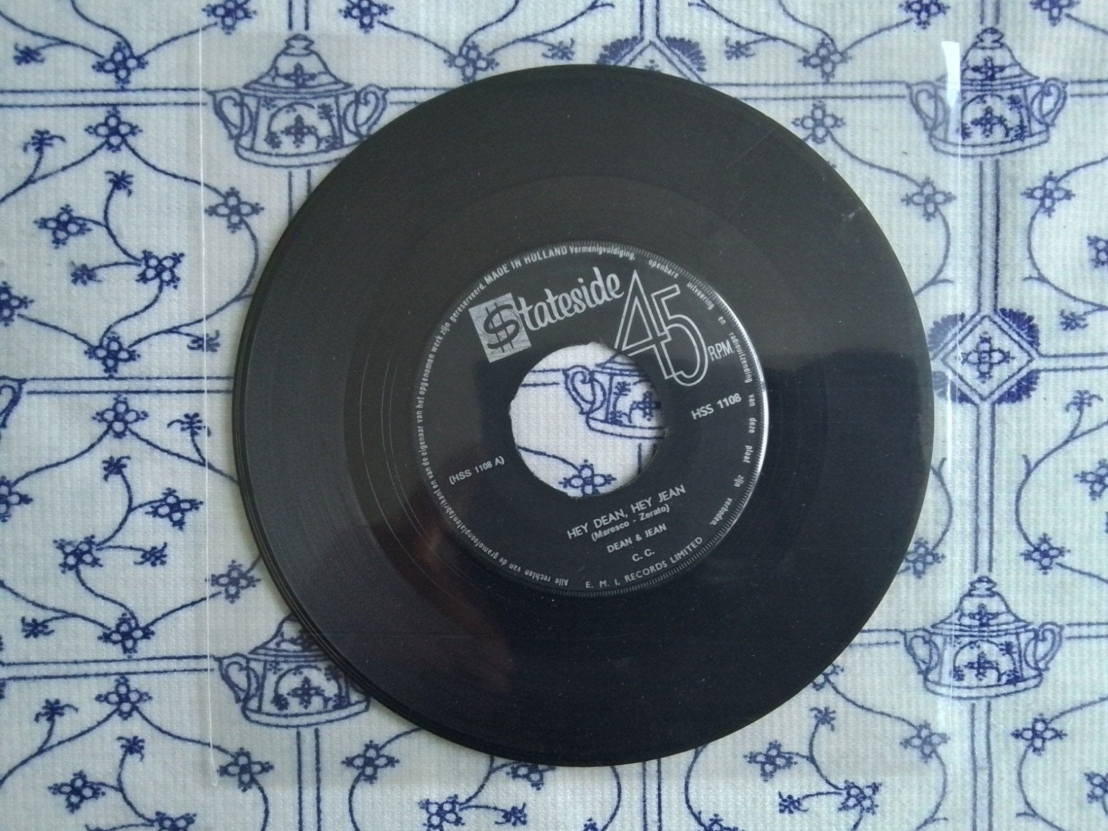 Dean & Jean         Hey dean,  hey jean, Ophalen of Verzenden, Zo goed als nieuw, 7 inch, Pop