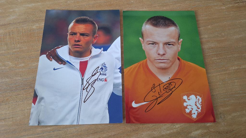 Foto 20x30 cm met handtekening; Jordy Clasie # Feyenoord AZ, Ophalen of Verzenden, Nieuw, Feyenoord, Overige typen