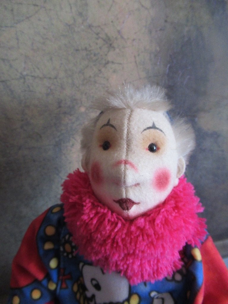 Steiff clown 42 cm, Antiek en Kunst, Ophalen