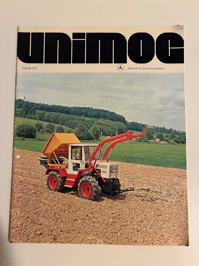 MB Trac Unimog tijdschrift folder trekker tractor brochure, Ophalen of Verzenden, Gelezen