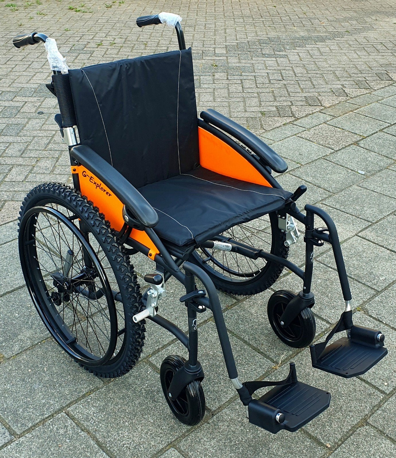 Lichtgewicht outdoor rolstoel Excel G-Explorer NIEUW, Diversen, Rolstoelen, Excel G-Explorer, Nieuw, Duwrolstoel, Inklapbaar