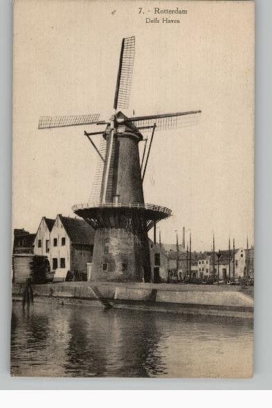 Rotterdam 3 vooroologse kaarten, Verzamelen, Ansichtkaarten | Nederland, Verzenden, 1920 tot 1940, Gelopen, Zuid-Holland