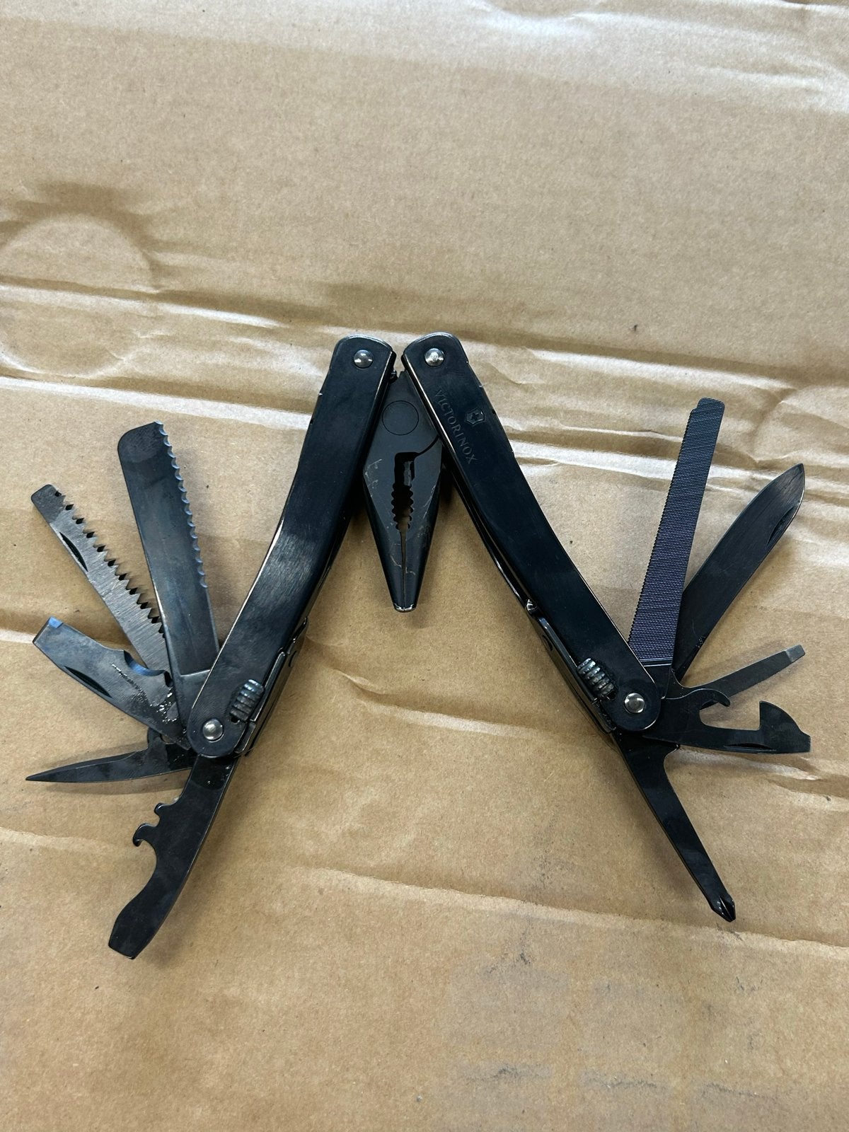Victorinox Swisstool Spirit Multitool met etui, Ophalen of Verzenden, Zo goed als nieuw, Multitool, Overige merken