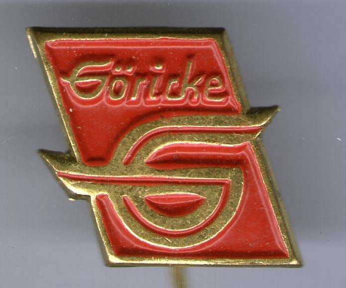 Göricke rood op koper motorfietsen speldje ( G_015), Verzenden, Nieuw, Transport, Speldje of Pin