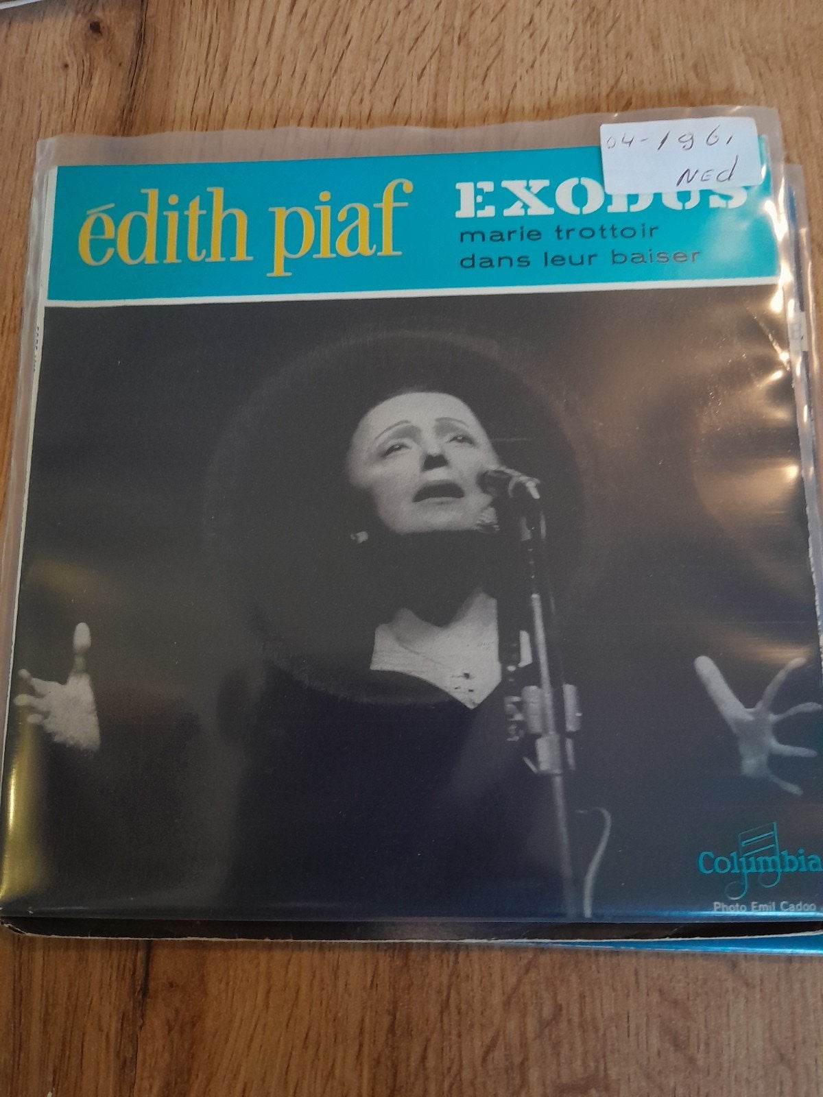 Edith piaf 7inch exodus, Ophalen of Verzenden, Zo goed als nieuw, Pop