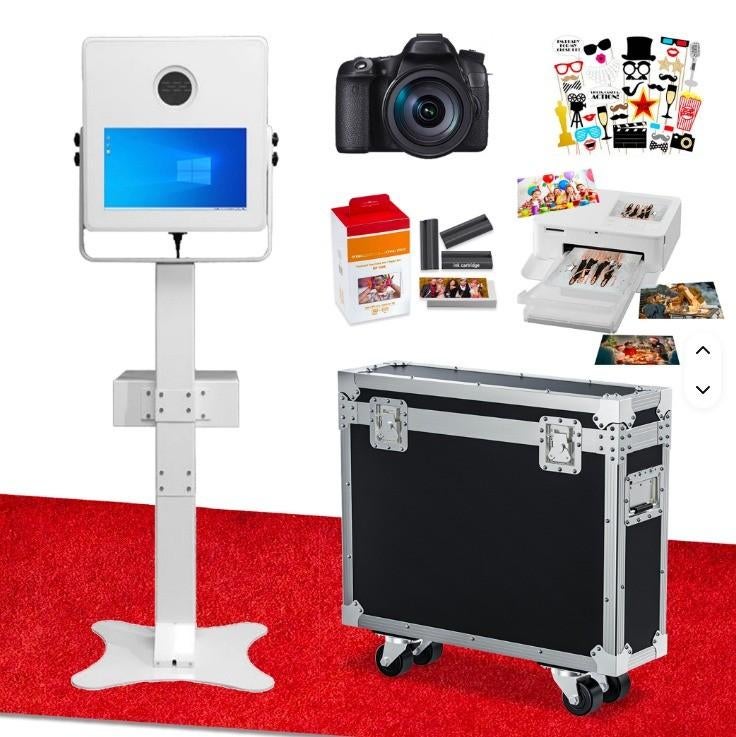 DJLicht 15,6 inch fotobooth spiegelscherm Wit, Geluidgestuurd, ., Overige typen, Nieuw