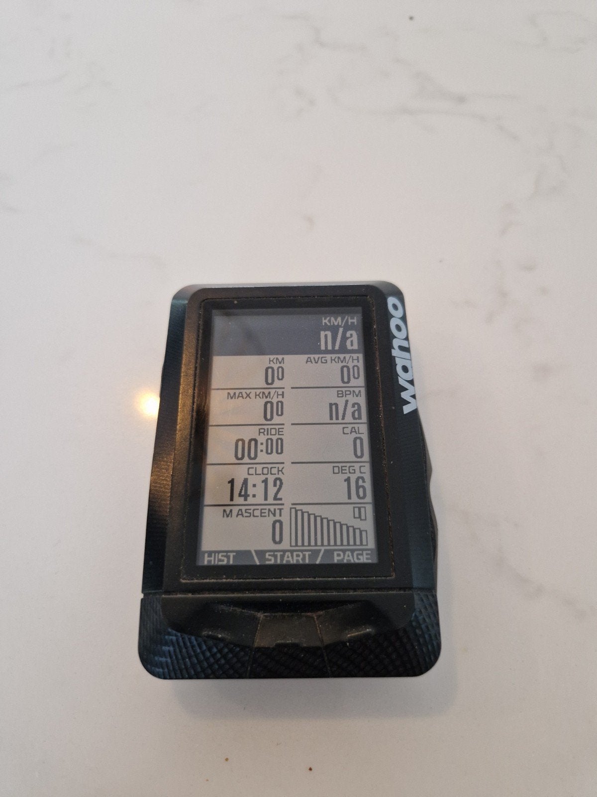 Wahoo Elemnt, Ophalen, GPS, Gebruikt