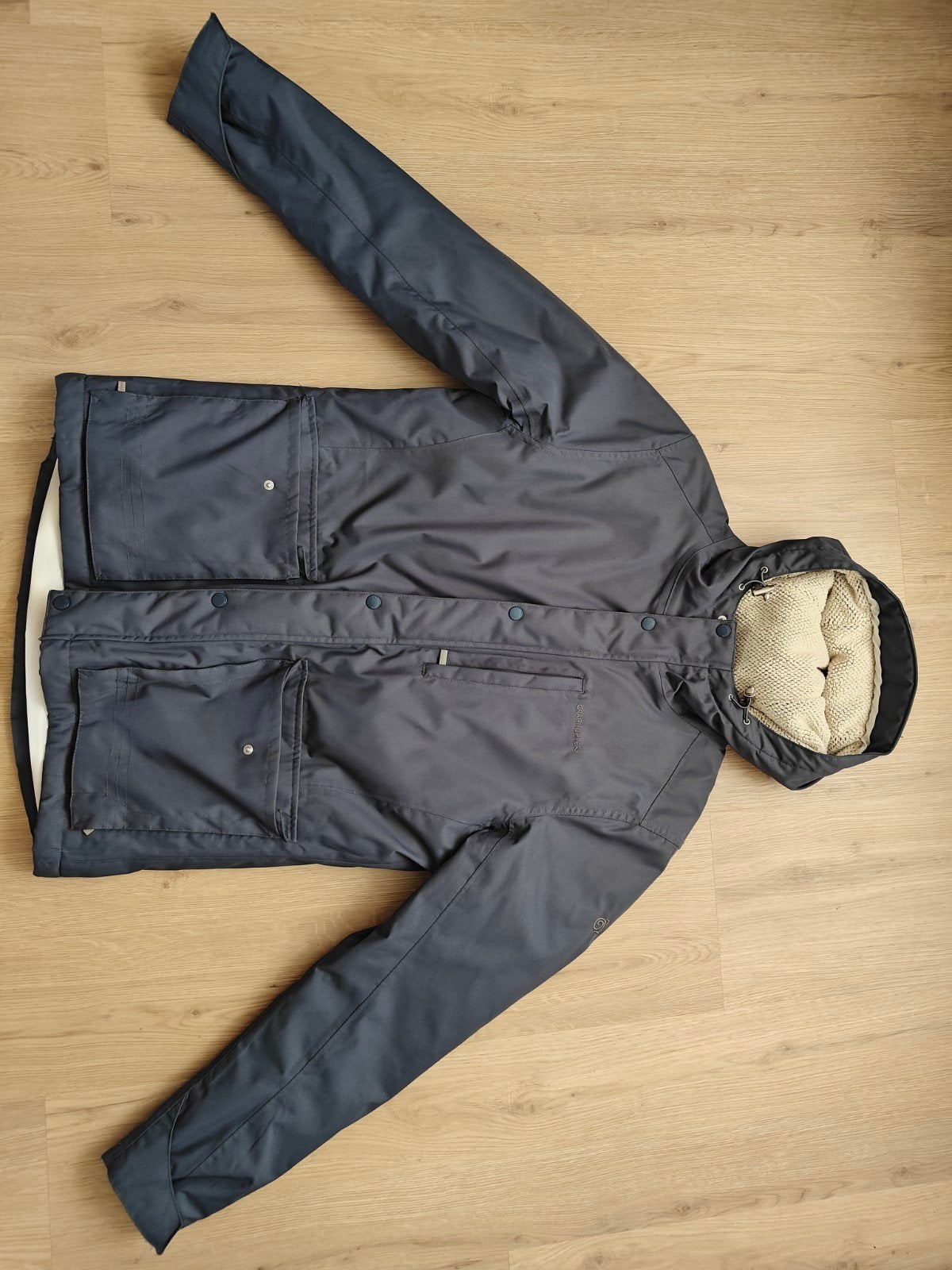 Craghoppers Aquadry Insulated Jas - Zo goed als nieuw, Blauw, Maat 56/58 (XL), Zo goed als nieuw, Craghoppers