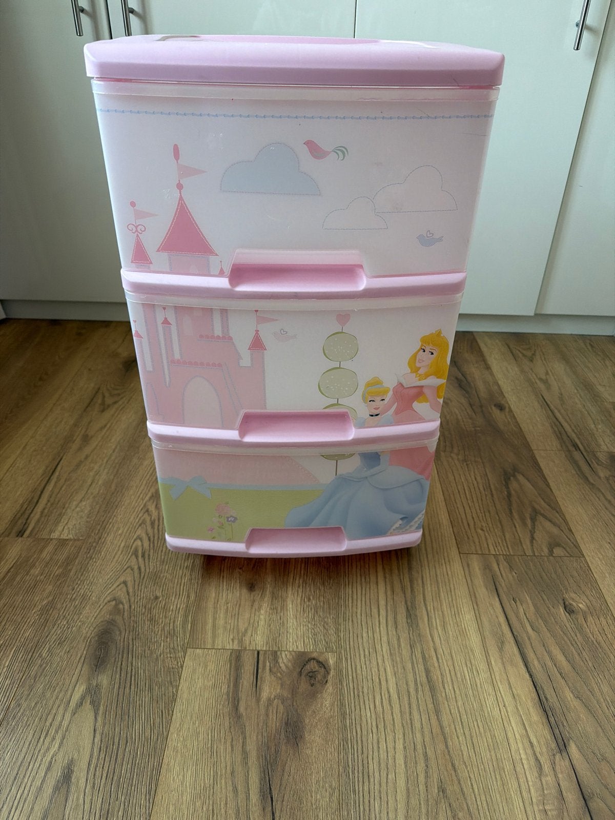 Prinsessen ladekastje op wieltjes - Roze, Gebruikt, Minder dan 50 cm, Ophalen, Minder dan 90 cm