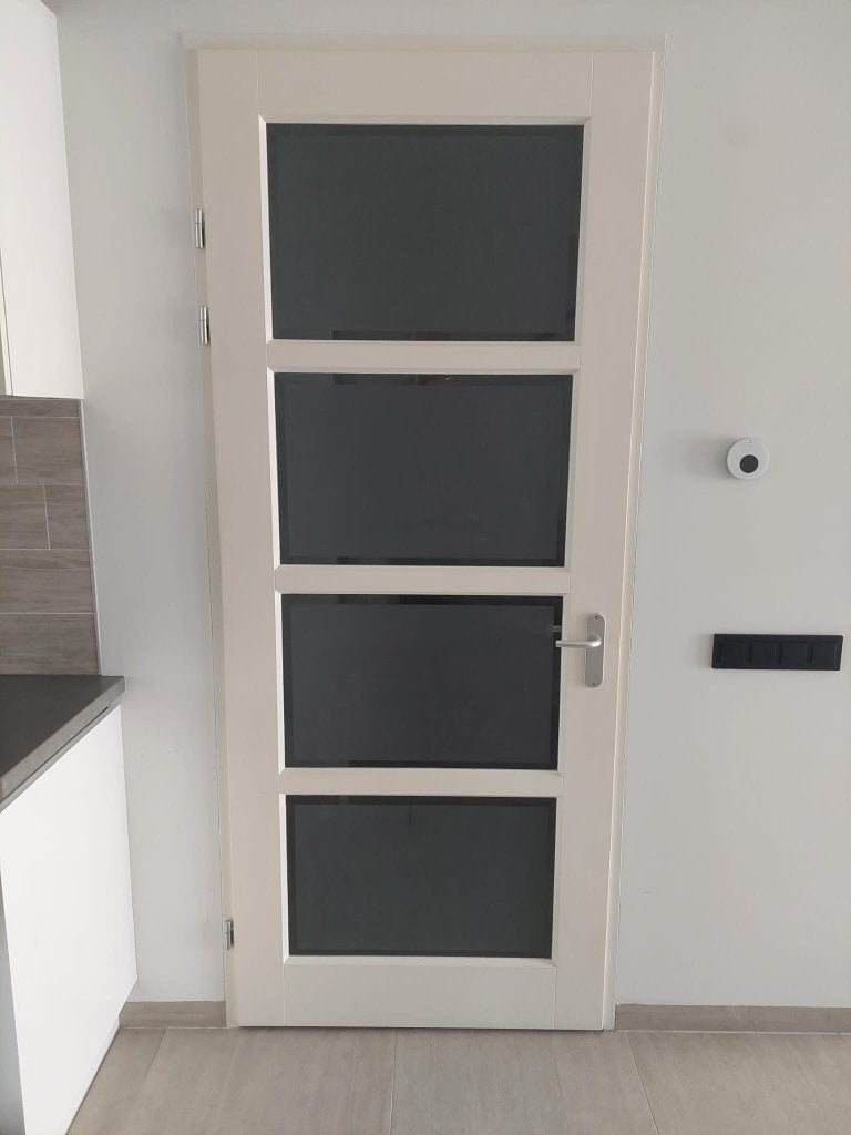 Opdekdeuren Svedex 1x Glas/Hout 1x met slot 1x standaard, Doe-het-zelf en Verbouw, Deuren en Horren, Ophalen, Hout, Binnendeur
