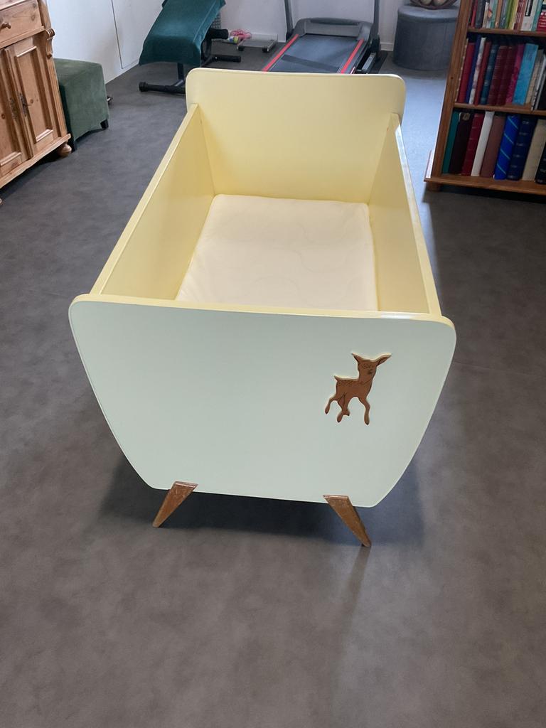 Compleet vintage ‘Bambi’ ledikantje jaren 50/60, Antiek en Kunst, Ophalen