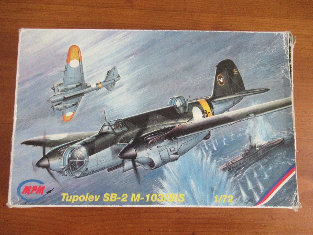 Tupolev SB-2 M-103/BIS  (MPM 1/72), Overige merken, 1:72 tot 1:144, Ophalen of Verzenden, Zo goed als nieuw