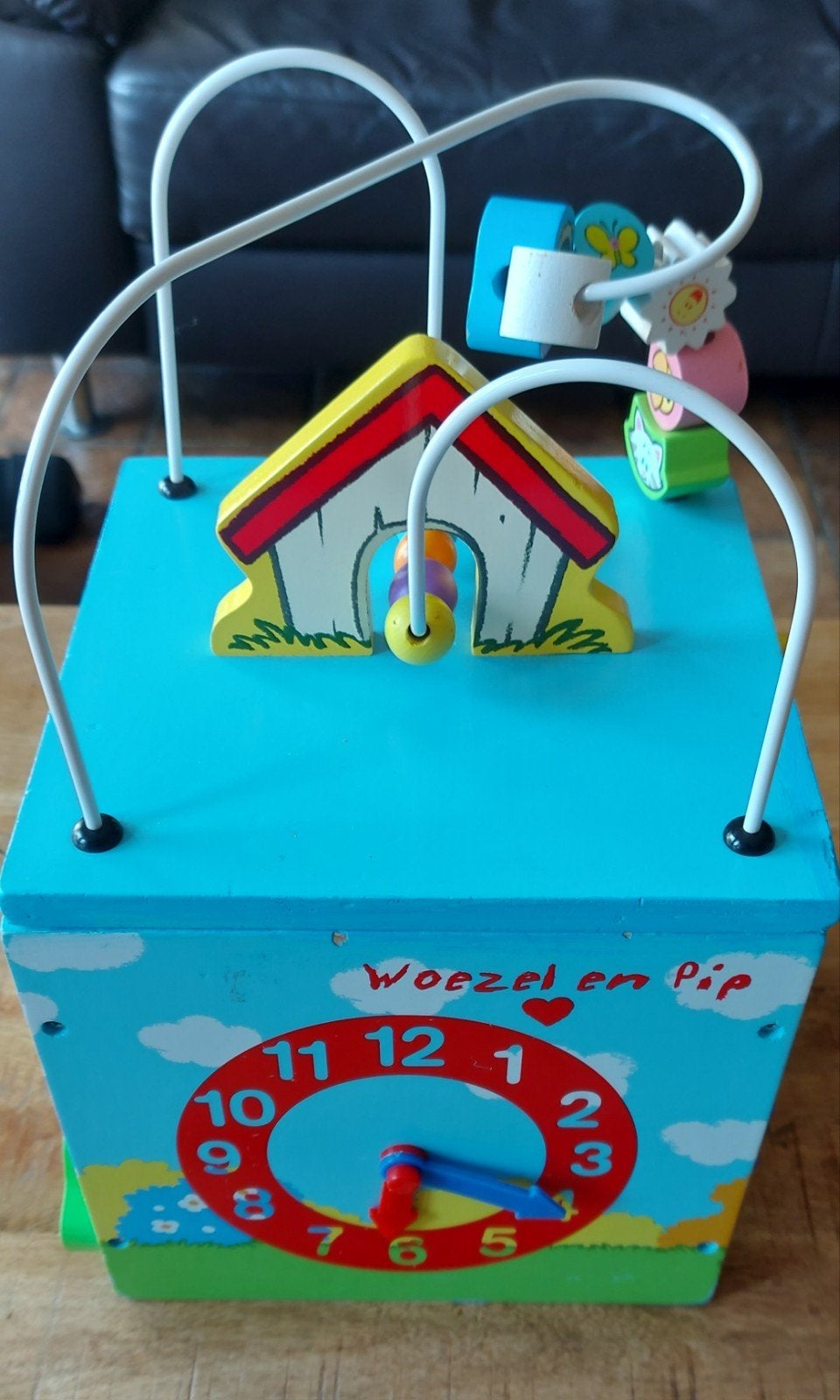 Woezel en Pip Houten Activiteitenkubus, Ophalen of Verzenden, Gebruikt, Overige typen