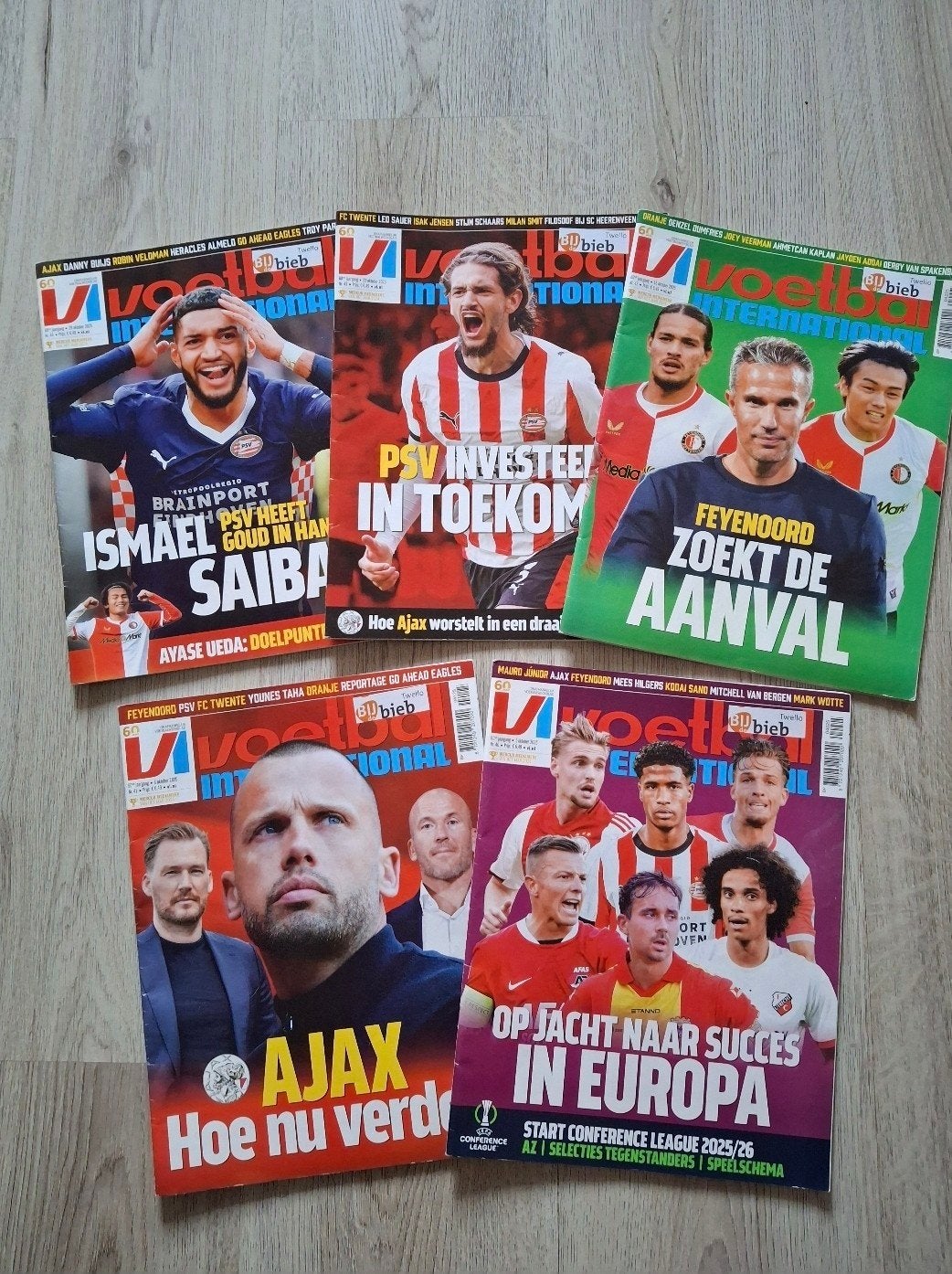 Voetbal International VI tijdschriften 60e jaargang, Ophalen of Verzenden, Gelezen, Sport en Vrije tijd