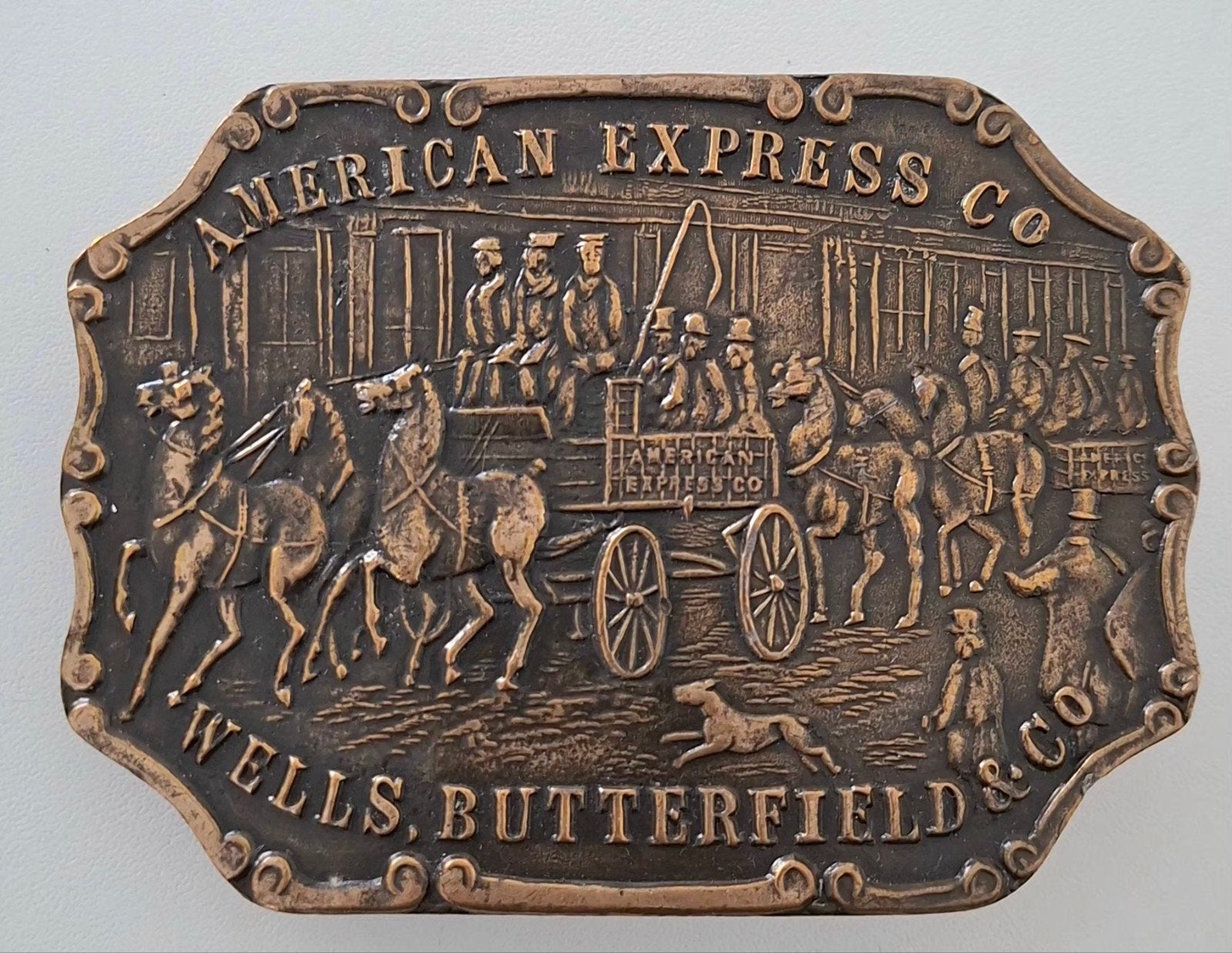 VINTAGE USA WESTERN BUCKLE AMERICAN EXPRESS &CO BBW, Kleding | Heren, Riemen en Ceinturen, Ophalen, BBW