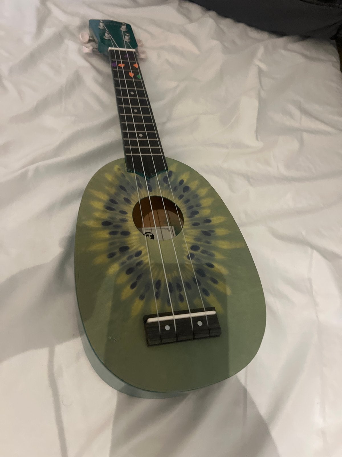 Leuke kiwi ukelele - Zo goed als nieuw, Ophalen, Zo goed als nieuw, Ukelele