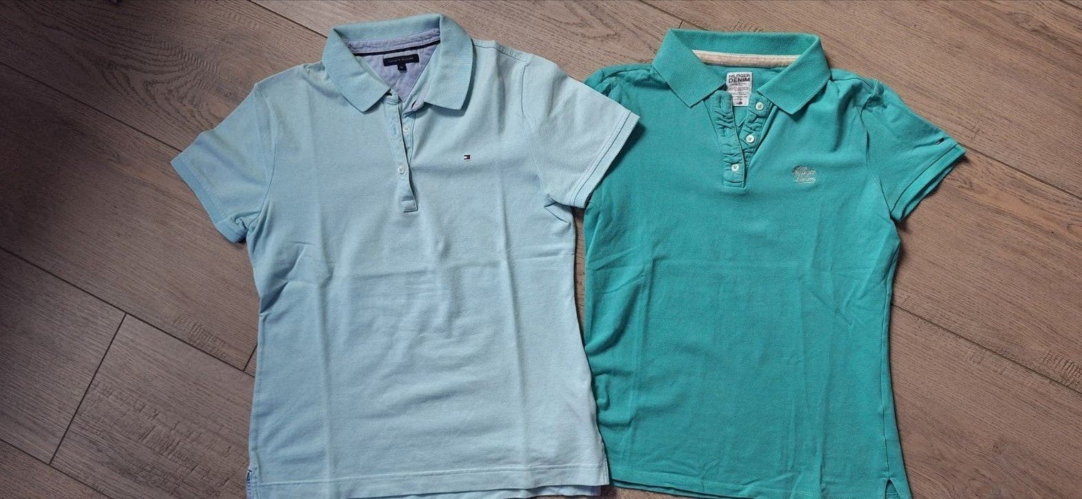 2 zgan Tommy Hilfiger dames poloshirt maat M. Samen 20 euro, Maat 38/40 (M), Blauw, Ophalen of Verzenden, Zo goed als nieuw
