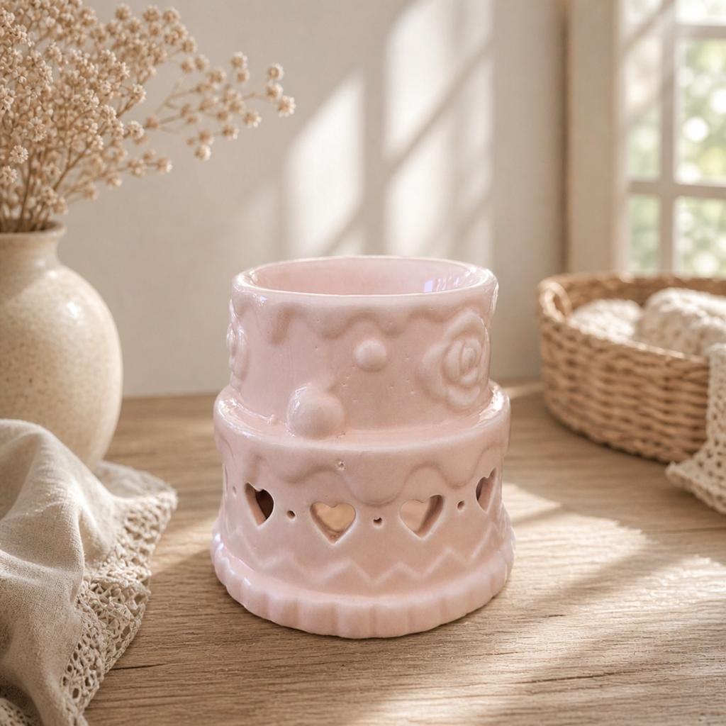 Mooie nieuwe geurbrander waxbrander oliebrander "Taartje"🎂, Ophalen of Verzenden, Nieuw, Overige materialen