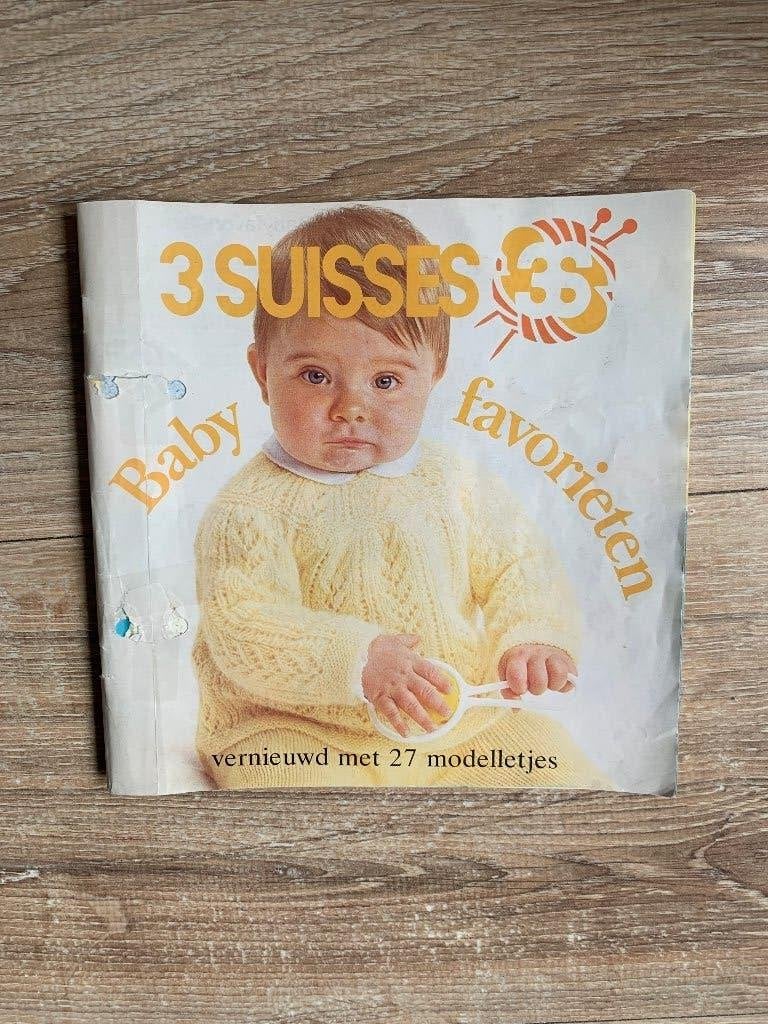 3 Suisses Baby BREIBOEK met 27 modelletjes, Ophalen of Verzenden, Zo goed als nieuw, Breien of Haken, Patroon of Boek