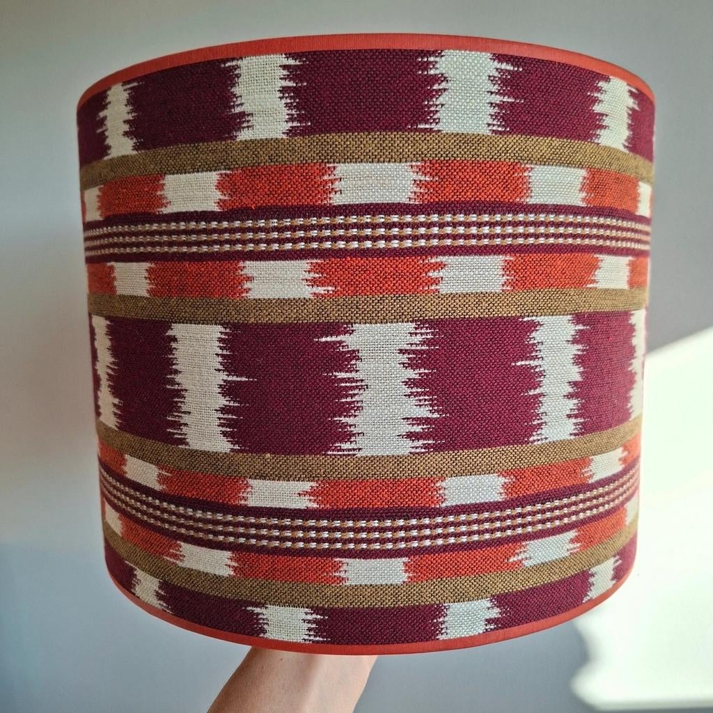 Nieuwe handgemaakte lampenkap Manuel Canovas bordeauxrood, Ophalen of Verzenden, Nieuw