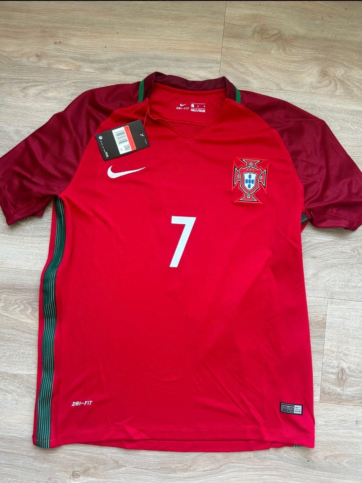 Portugal Ronaldo Thuisshirt - Maat L - Net Echt, Maat L, Ophalen of Verzenden, Nieuw, Shirt