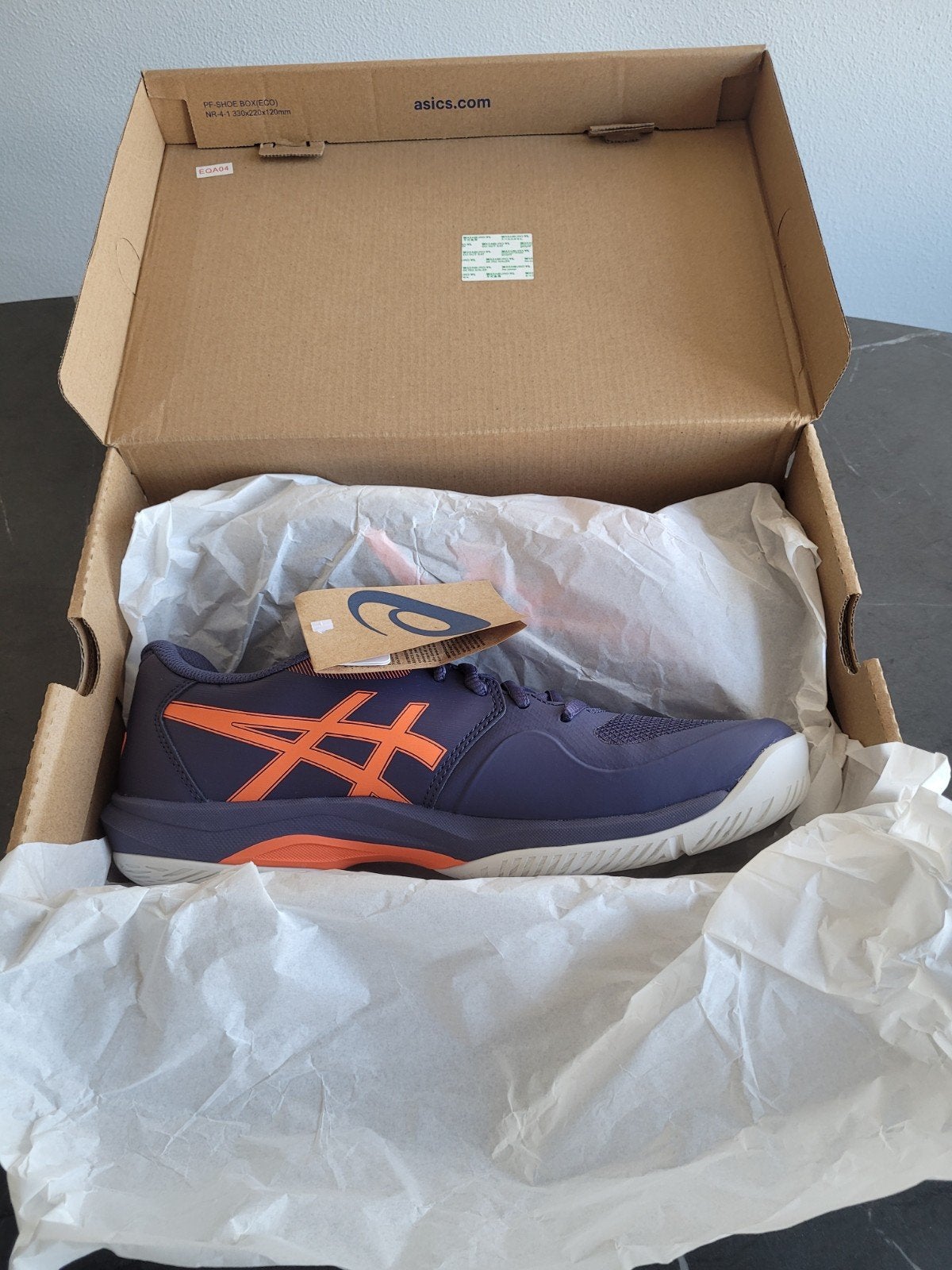 Asics Game FF Tennisschoenen - Maat 43,5 - Nieuw!, Blauw, Sportschoenen, Nieuw, Ophalen of Verzenden