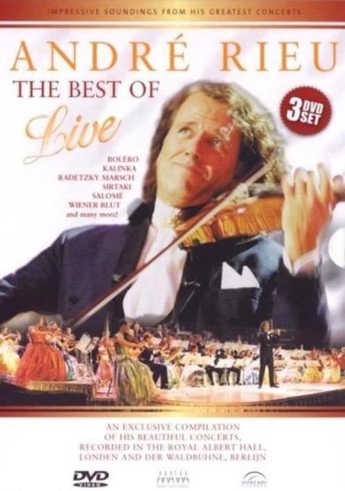 Andre Rieu - The Best of Live Wit 3XDVD In Box, Alle leeftijden, Verzenden, Zo goed als nieuw, Muziek en Concerten